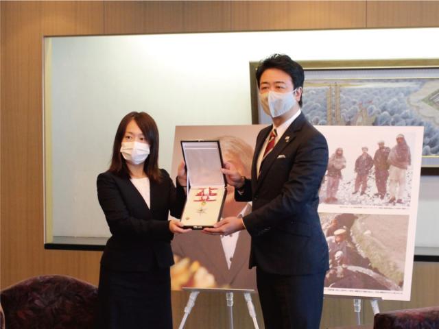 写真：中村哲氏へ福岡市名誉市民の称号が贈呈されました