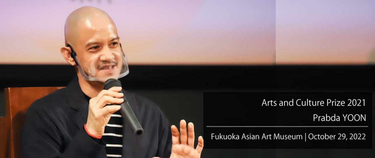 写真１：Filmmaking Seminar by Mr. Prabda Yoon, Arts and Culture Prize laureate of Fukuoka Prize 2021