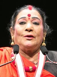 芸術・文化賞受賞者によるスピーチ画像