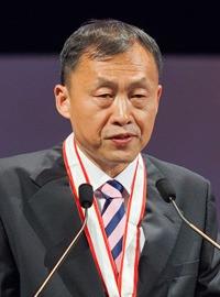 学術研究賞受賞者によるスピーチの写真